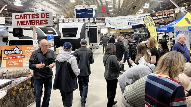 La 30e édition du salon camping, loisirs, chasse et pêche bat son plein à Rouyn-Noranda