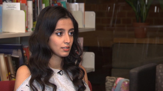 La réfugiée saoudienne Salwa Al Zahrani