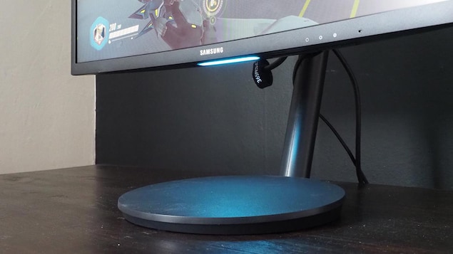 Le moniteur courbé Samsung CFG70. Le moniteur courbé Samsung CFG70.