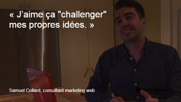 Samuel Collard en entrevue.