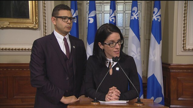 Samuel Poulin et Sonia LeBel. Samuel Poulin et Sonia LeBel.