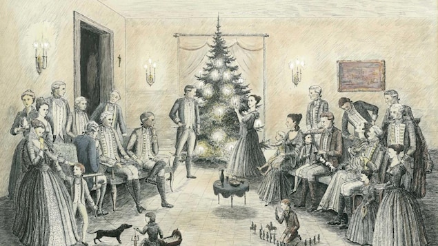 Les racines soreloises (et allemandes) du premier sapin de Noël canadien