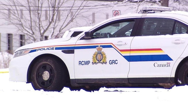 The RCMP said Thursday that they were searching the suspect's residence. 