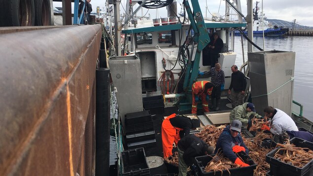 La cargaison du LKC a pu être déchargée vendredi à Sept-Îles.