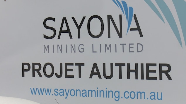 Le projet Authier de Sayona Mining. Le projet Authier de Sayona Mining.