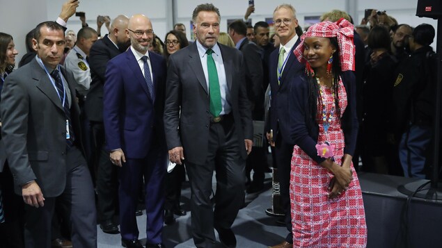 Arnold Schwarzenegger participe à la Conférence de l'ONU pour le climat en Pologne. Arnold Schwarzenegger participe à la Conférence de l'ONU pour le climat en Pologne.