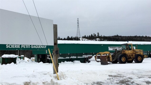 Les installations de la Scierie Petit-Saguenay.