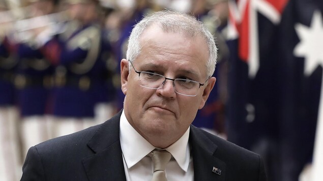 Gros plan de Scott Morrison.