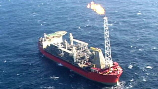 Le SeaRose FPSO, au large de Terre-Neuve