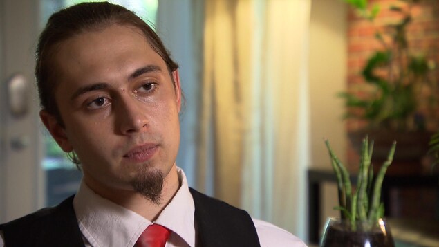 Sébastien Poirier, le chef du Mouvement traditionaliste du Québec Sébastien Poirier, le chef du Mouvement traditionaliste du Québec