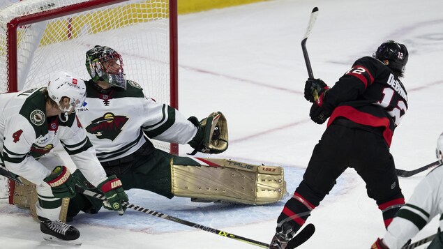 Le Wild triomphe 4-2 et stoppe à quatre la séquence de victoires des Sénateurs