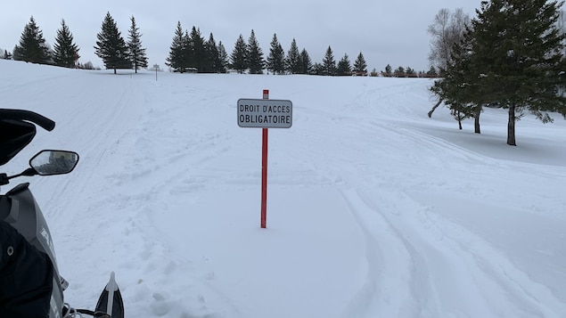 Fermeture d’une partie d’un sentier de motoneige à Val-d’Or