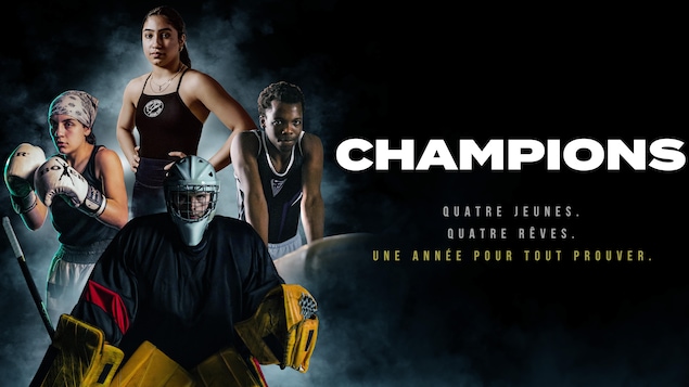 Quatre jeunes francophones concilient sport et études dans la série Champions