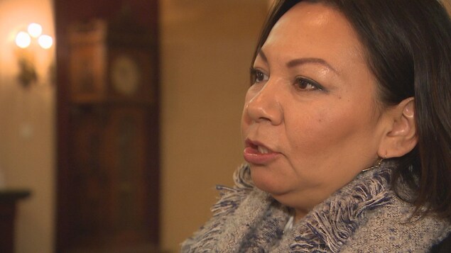 Sheila North Wilson, chef de l'organisation Manitoba Keewatinowi Okimakanak (MKO), qui représente 30Premières Nations du nord du Manitoba. Sheila North Wilson, chef de l'organisation Manitoba Keewatinowi Okimakanak (MKO), qui représente 30Premières Nations du nord du Manitoba.