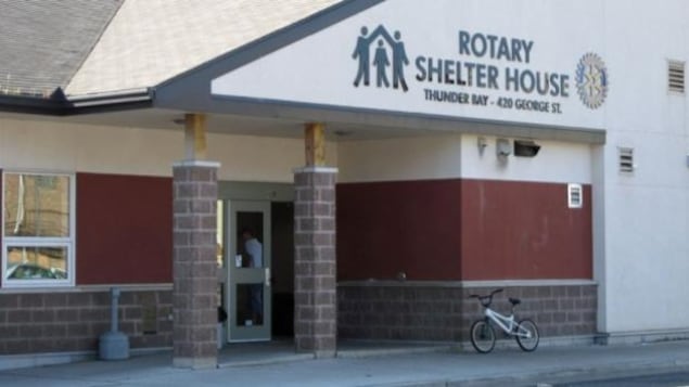 La maison pour sans-abri Rotary Shelter House de Thunder Bay. La maison pour sans-abri Rotary Shelter House de Thunder Bay.