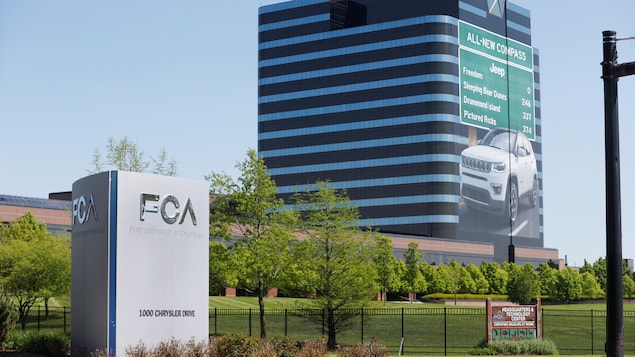 Le siège social de Fiat Chrysler Automobiles à Auburn Hills, au Michigan, aux États-Unis