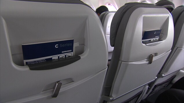 Siège d'un avion de la C Series de Bombardier Siège d'un avion de la C Series de Bombardier
