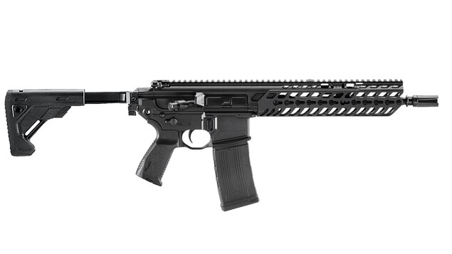 Un Sig Sauer MCX SBR, modèle commandé pour la police de Longueuil. Un Sig Sauer MCX SBR, modèle commandé pour la police de Longueuil.