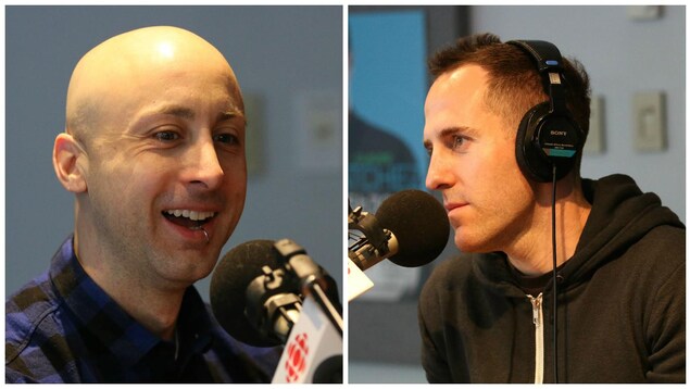 Jeff Stinco et Chuck Comeau, de la formation Simple Plan Jeff Stinco et Chuck Comeau, de la formation Simple Plan