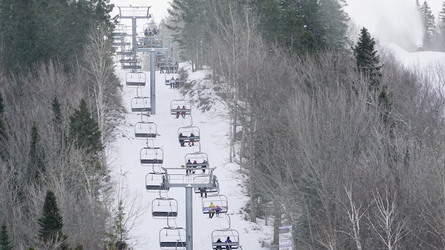 Peu de pistes de ski ouvertes sur les montagnes de l’Est-du-Québec