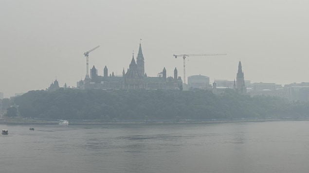 La qualité de l’air devrait s’améliorer à Ottawa et à Gatineau d’ici lundi soir