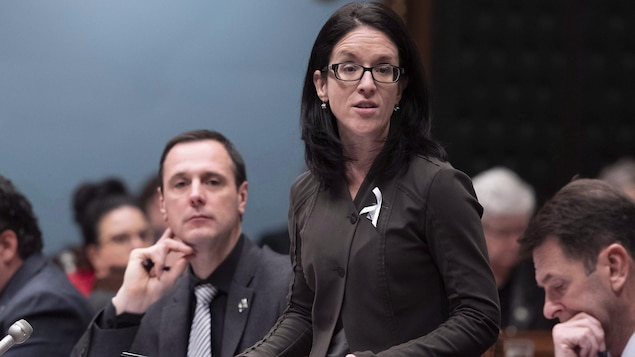 La ministre de la Justice et responsable de la Condition féminine, Sonia LeBel.