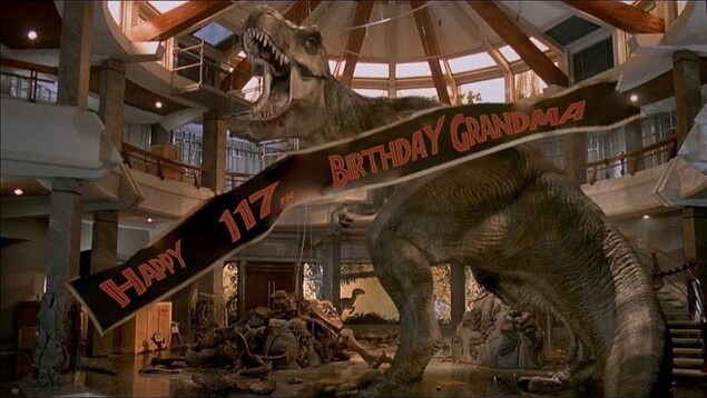 Un Tyranosaurus Rex dans une galerie Un Tyranosaurus Rex dans une galerie