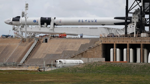 Lancement Historique D Une Premiere Fusee Habitee Pour Spacex Mercredi Radio Canada Ca