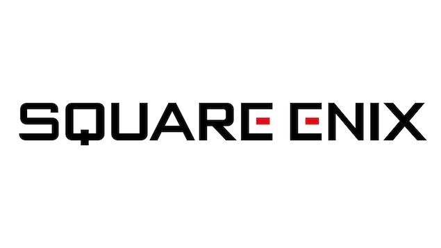 Le logo de Square Enix, en noir et rouge sur fond blanc. Le logo de Square Enix, en noir et rouge sur fond blanc.