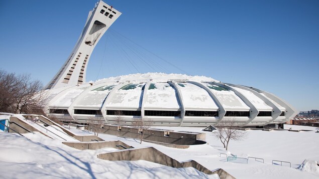 Le stade olympique de Montréal.