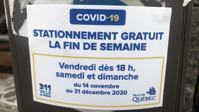 Stationnement gratuit la fin de semaine à Québec RadioCanada.ca