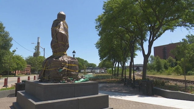 La statue d’Hiram Walker dévoilée en fin de semaine à Windsor