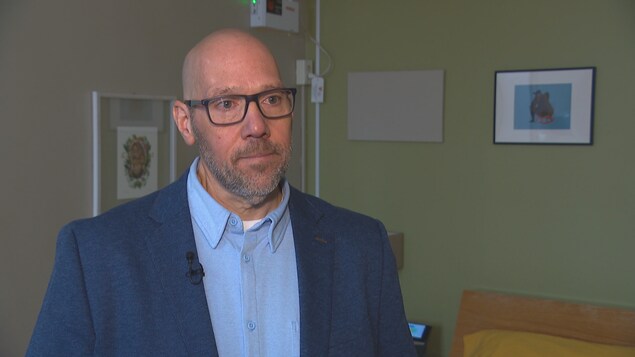Stéphane Landry, coordonnateur de la gestion des installations et de la sécurité aux projets immobiliers au CISSS de Chaudière Appalaches, en entrevue.