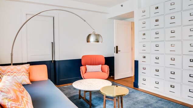 Une des pièces de la suite John Lennon et Yoko Ono Une des pièces de la suite John Lennon et Yoko Ono