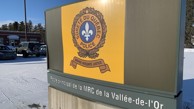 Le poste principal de la Sûreté du Québec de la MRC de la Vallée-de-l'Or à Val-d'Or.