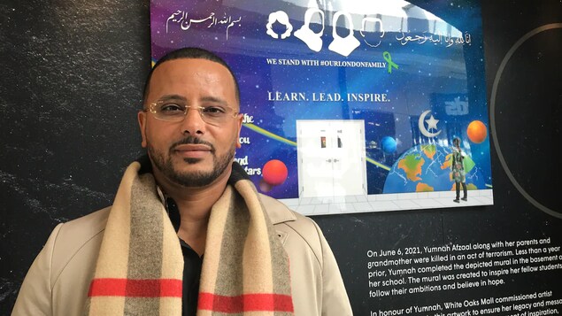 Un tableau en hommage aux victimes de l’attaque islamophobe de London