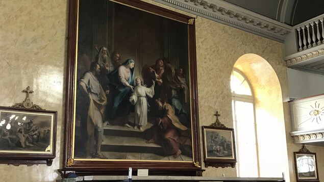 Le recouvrement de Jésus au temple de Samuel Massé, peint vers 1720. Le recouvrement de Jésus au temple de Samuel Massé, peint vers 1720.