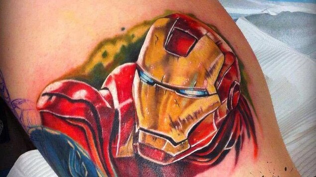 Un tatouage d'Iron Man Un tatouage d'Iron Man