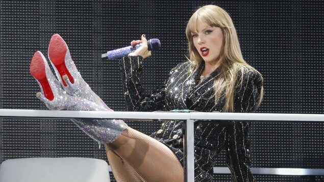 Taylor Swift en concert au stade Levi's à Santa Clara, en Californie. 