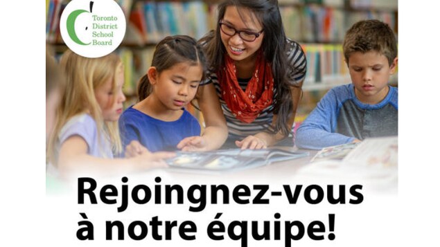 Une publicité pour recruter des enseignants francophones, truffée de fautes de français