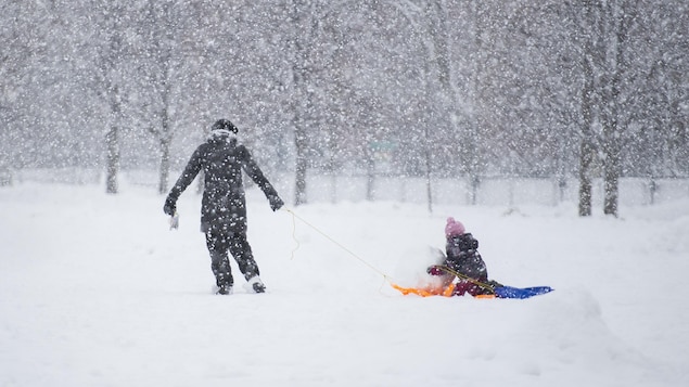 Veille de tempête hivernale en Saskatchewan