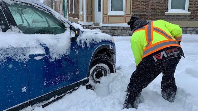 The storm makes travel in Quebec dangerous