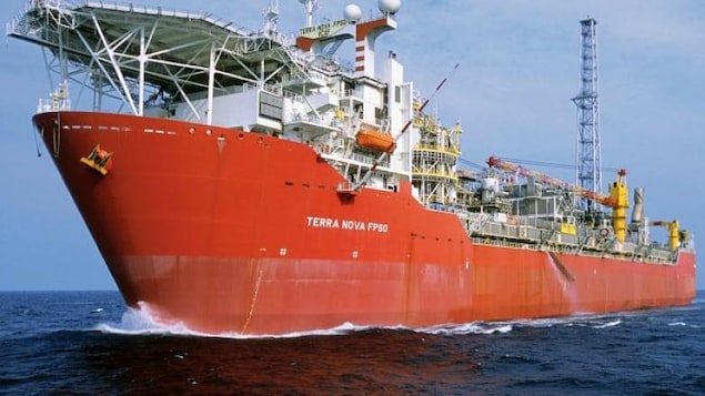 Le plateforme flottante Terra Nova, à 350 km au sud-est de Terre-Neuve