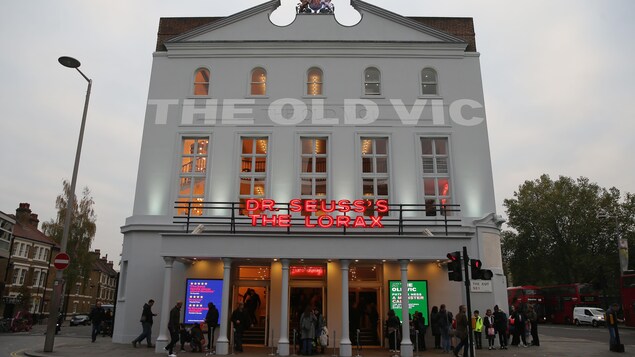 La façade du théâtre à Londres La façade du théâtre à Londres