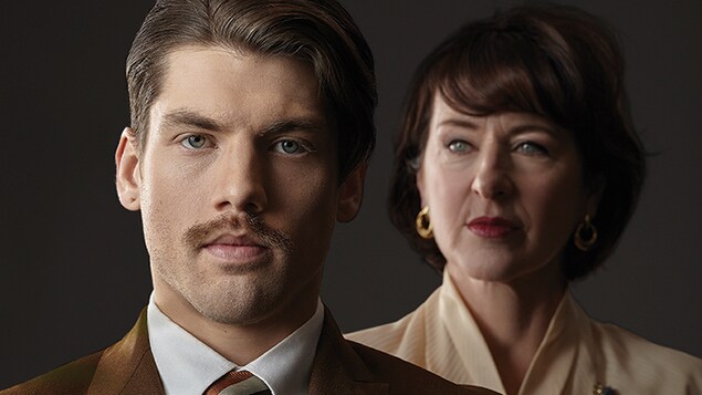 Portrait des interprètes Alex Bergeron et Marie-France Lambert.