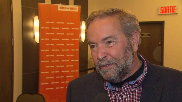 Le chef sortant du NDP, Thomas Mulcair, a fait ses adieux aux militants québécois du parti samedi à Terrebonne.