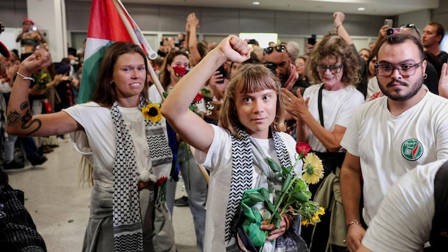 Flottille pour Gaza : 161 militants expulsés d’Israël en Grèce, dont Greta Thunberg