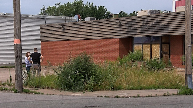 Un Tim Horton abandonné.