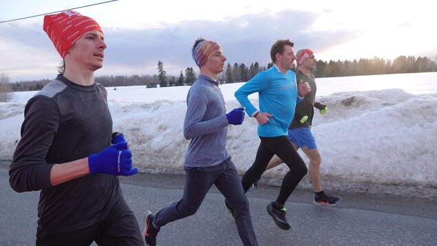 Quatre amis de Timmins en route vers le marathon de Boston