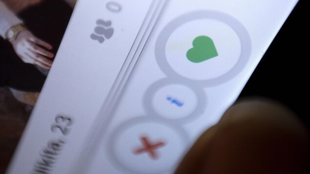 L'application Tinder.